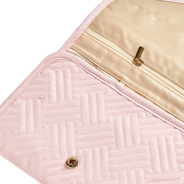Pink Travel Jewelry Case
