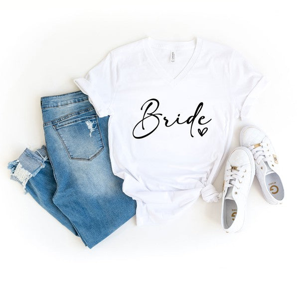 Bride Script Short Sleeve Graphic T Shirt