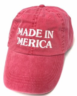 Vintage Washed "Made in 'Merica" Baseball Cap