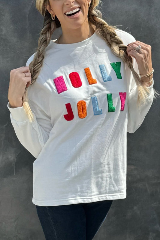 Holly Jolly Christmas Sweatshirt-0